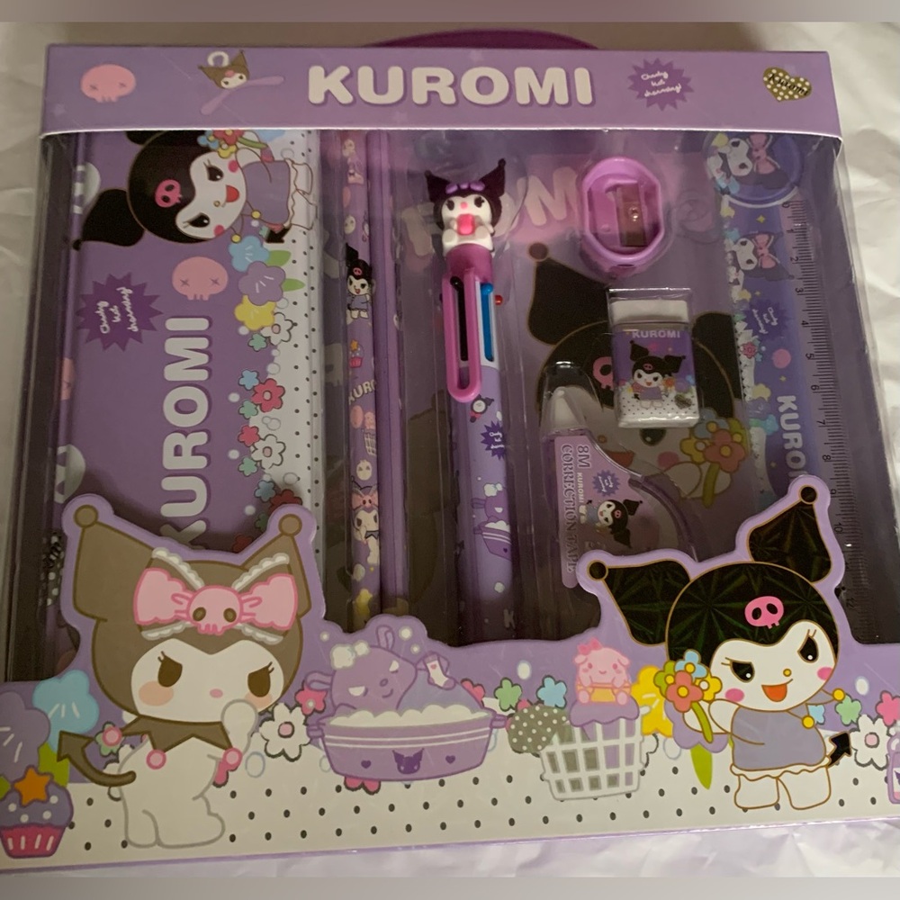 Kids Stationery Set - Purple